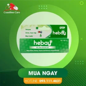 Hebay Gel – Hỗ Trợ Giảm Triệu Chứng Do Virus Herpes Gây Ra (Tuýp 5gr)