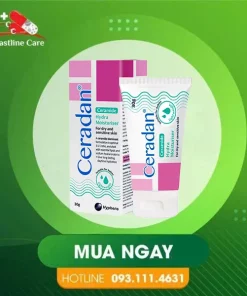 Ceradan Ceramide Hydra Moisturiser - Hỗ Trợ Duy Trì Độ Ẩm Cho Da (Tuýp 30g)Kem dưỡng ẩm Ceradan Ceramide Hydra Moisturiser tuýp 30g