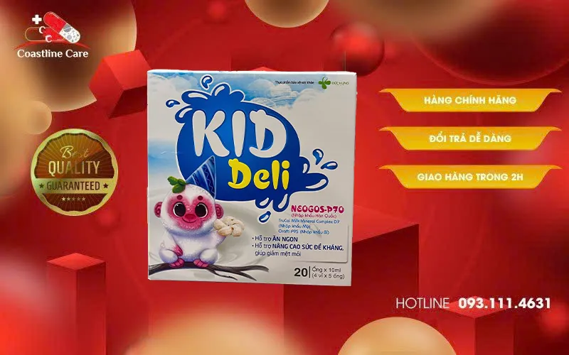 Kid Deli nâng cao sức đề kháng