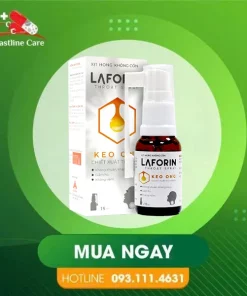 Xịt Họng Keo Ong Laforin - Hỗ Trợ Làm Sạch Khoang Miệng (Hộp 15ml)Laforin Throat Spray hỗ trợ giảm ho