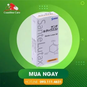 Sante Lutax 20 – Hỗ Trợ Giảm Nguy Cơ Thoái Hóa Điểm Vàng (Hộp 30 Viên)