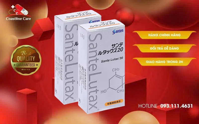 Sante Lutax 20 hỗ trợ bảo vệ võng mạc khỏi ánh sáng xanh