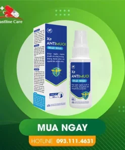 Xịt Antimuoi Nhất Nhất - Hỗ Trợ Ngăn Ngừa Muỗi & Côn Trùng (Hộp 60ml)Xịt Antimuoi Nhất Nhất giúp ngăn ngừa muỗi và côn trùng