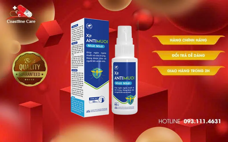 Xịt Antimuoi Nhất Nhất làm thơm da