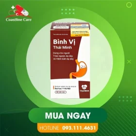 Bình Vị Thái Minh – Hỗ Trợ Giảm Viêm Loét Dạ Dày, Tá Tràng (Hộp 80 viên)