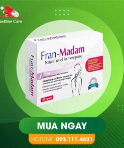 Fran-Madam - Hỗ Trợ Cải Thiện Tình Trạng Rối Loạn Nội Tiết Tố Nữ (Hộp 30 viên)Fran-Madam