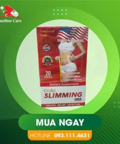 Viên Uống Giảm Cân Gold Slimming - Hỗ Trợ Đánh Tan Mỡ Thừa (Hộp 20 viên)Viên Uống Giảm Cân Gold Slimming